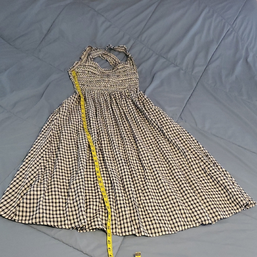 Woman Checkered Dress Sz M
